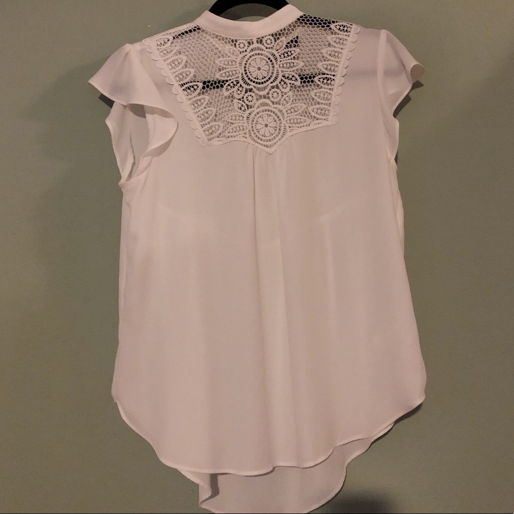 White lace top